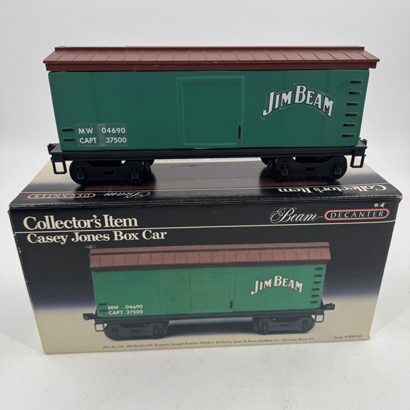 Jim Beam Other - Jim Beam Decanter Casey Jones Box Car Collector Item Kentucky Bourbon Whiskey